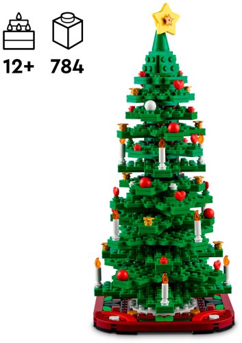 Конструктор LEGO Новогодняя ёлка Iconic, деталей 784 шт