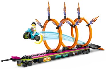 Конструктор LEGO Трюковый грузовик и огненное кольцо, деталей 479 шт