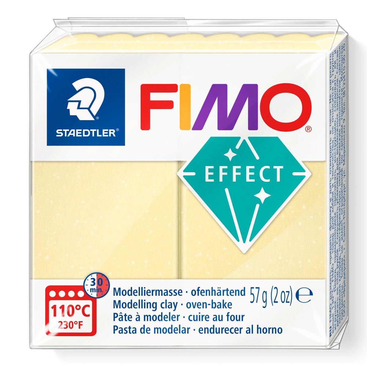 Полимерная глина Staedtler Fimo Effect citrine 57гр купить,NaN