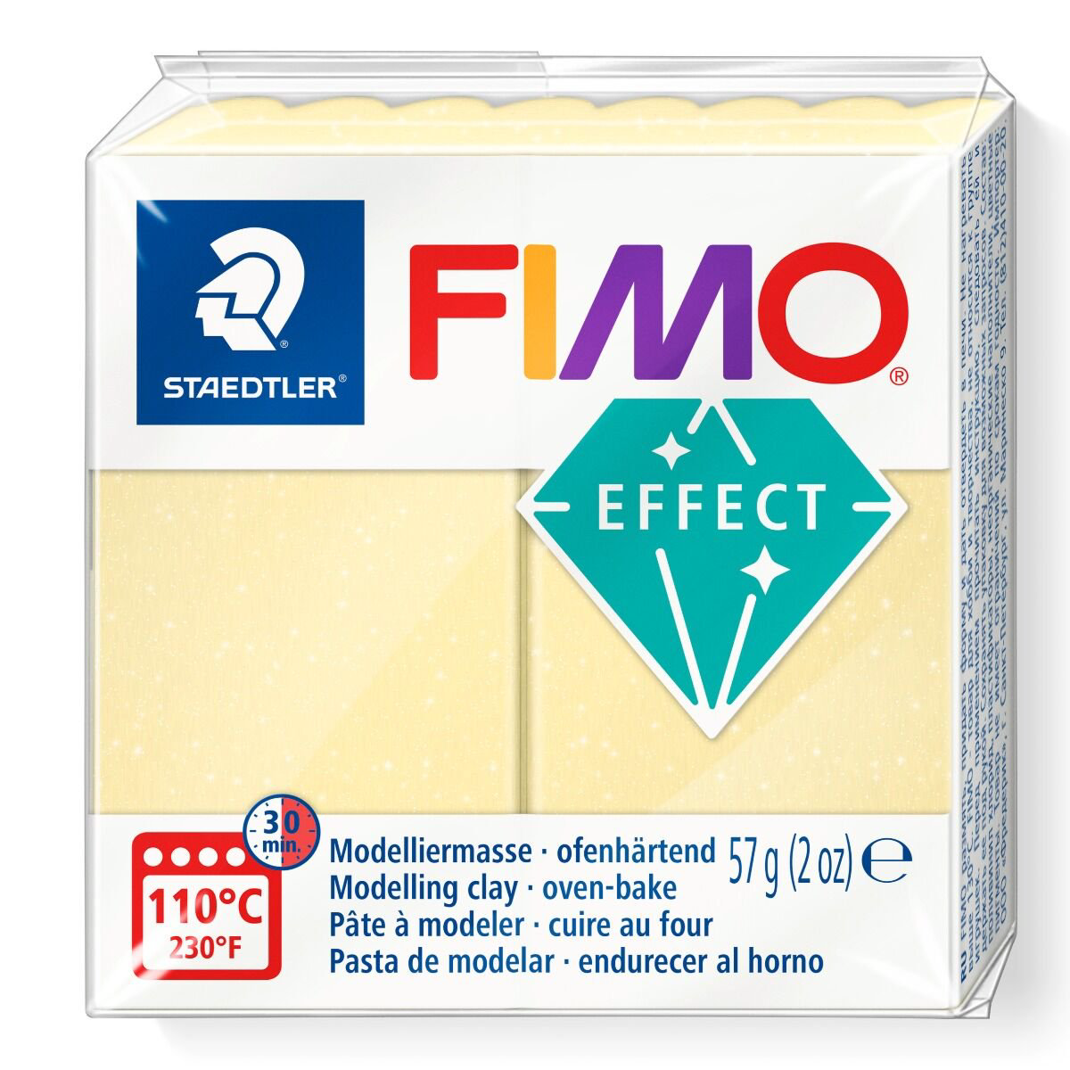 Полимерная глина Staedtler Fimo Effect citrine 57гр купить,NaN