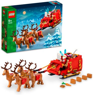 Конструктор LEGO Сани Санты Iconic, деталей 343 шт
