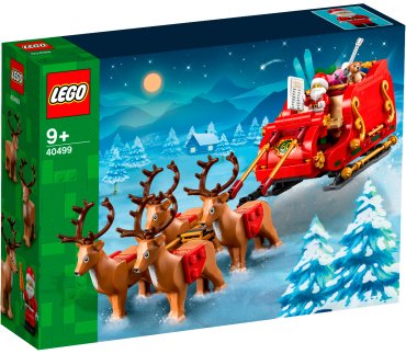 Конструктор LEGO Сани Санты Iconic, деталей 343 шт купить,0