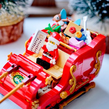 Конструктор LEGO Сани Санты Iconic, деталей 343 шт купить,0