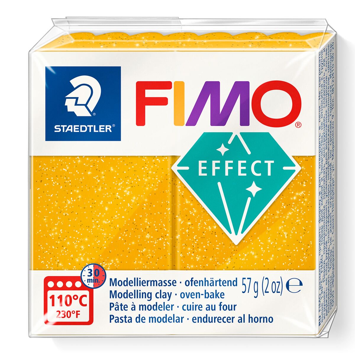 Полимерная глина Staedtler Fimo Effect gold glitter 57гр купить,NaN
