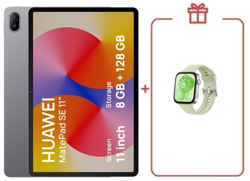 Планшет Huawei MatePad SE AGS6-W09 11 дюйм 8 Гб/128 Гб серый + подарок