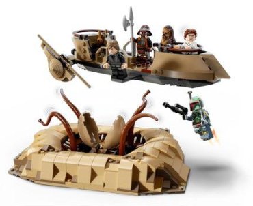 Конструктор LEGO Star Wars Пустынный скайф и яма Сарлака , деталей 558 шт