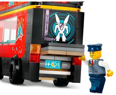 Конструктор LEGO Двухэтажный экскурсионный автобус, деталей 384 шт купить,NaN