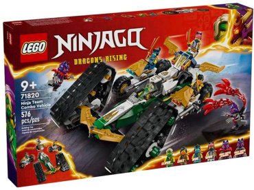 Конструктор LEGO Комбо-машина команды ниндзя, деталей 576 шт