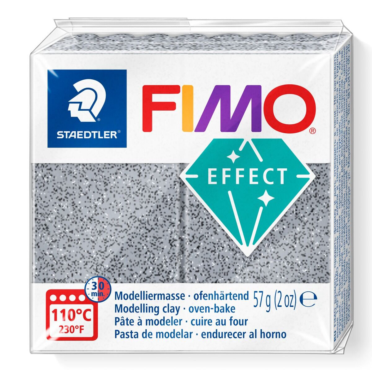 Полимерная глина Staedtler Fimo Effect granite 57гр купить,NaN