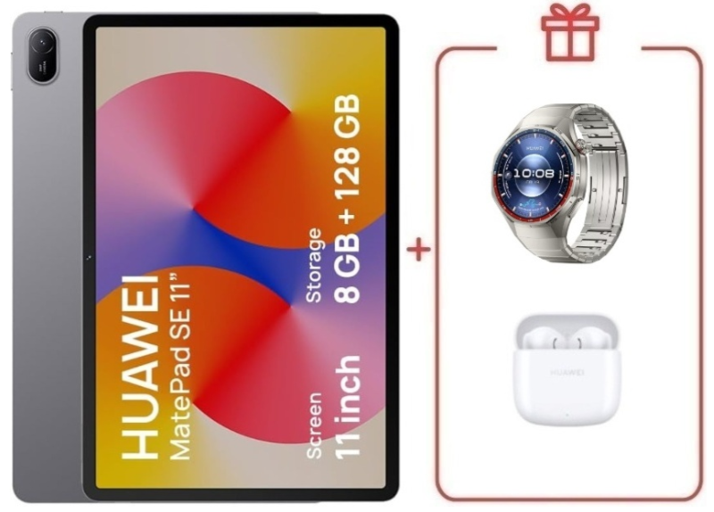 Планшет Huawei MatePad SE AGS6-W09 11 дюйм 8 Гб/128 Гб серый + подарок купить,NaN