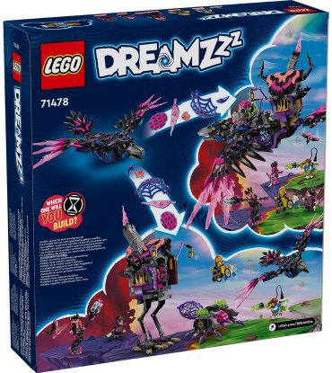 Конструктор LEGO Полуночный ворон Неверной Ведьмы DREAMZzz, деталей 1203 шт купить,NaN