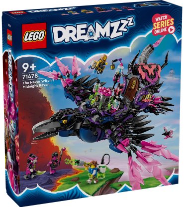 Конструктор LEGO Полуночный ворон Неверной Ведьмы DREAMZzz, деталей 1203 шт купить,NaN