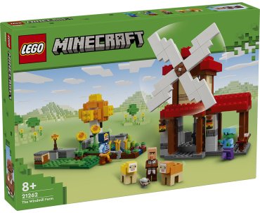 Конструктор LEGO Ферма с ветряной мельницей Minecraft, деталей 462 шт - ForteMarket Конструктор LEGO Ферма с ветряной мельницей Minecraft, деталей 462 шт купить,0