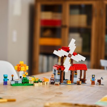 Конструктор LEGO Ферма с ветряной мельницей Minecraft, деталей 462 шт - ForteMarket Конструктор LEGO Ферма с ветряной мельницей Minecraft, деталей 462 шт купить,0