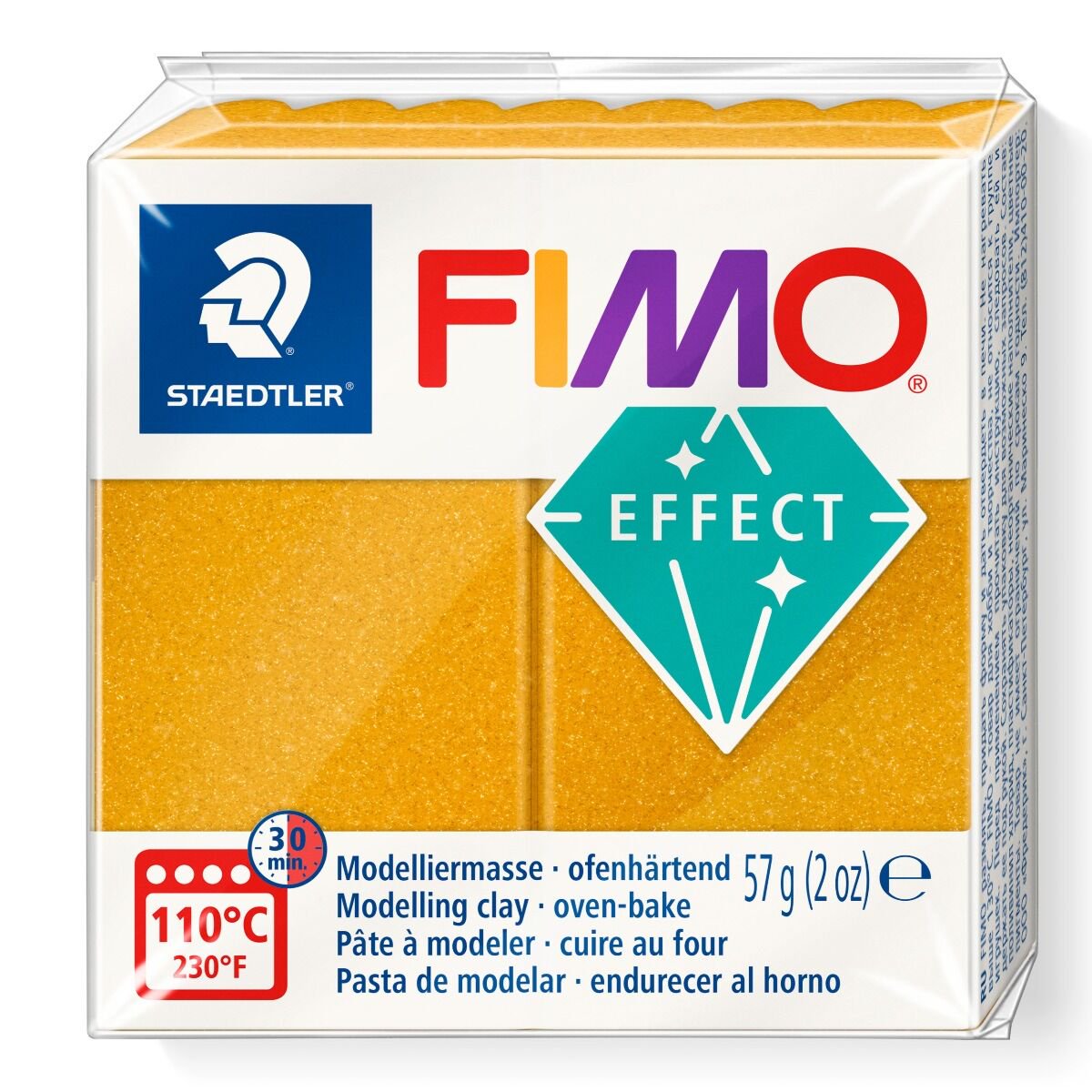 Полимерная глина Staedtler Fimo Effect gold metallic 57гр купить,NaN