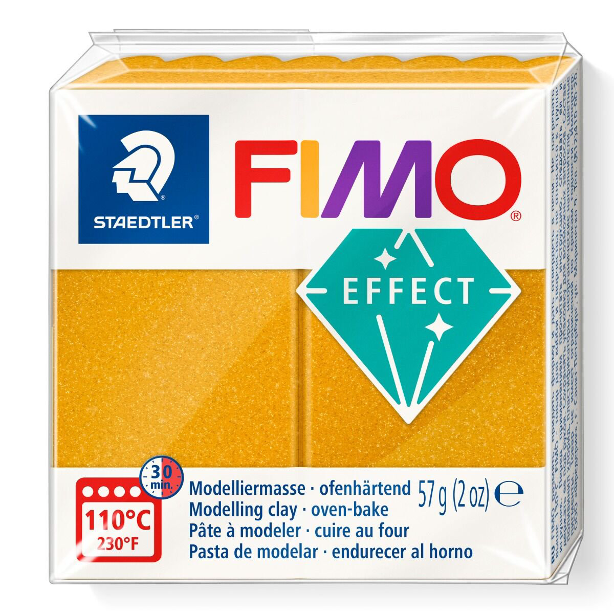 Полимерная глина Staedtler Fimo Effect gold metallic 57гр купить,NaN