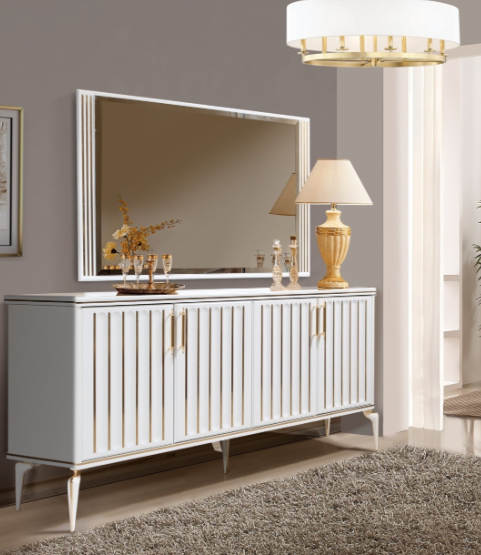 Комод СлонимМебель Стамбул 184x45x81см белый купить,NaN