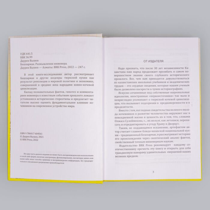 История Казахстана и Центральной Азии Валиев Д. Бешпармак. Размышления инженера купить,NaN