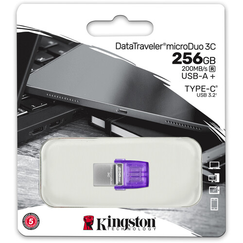USB флешка Kingston DTDUO3CG3/256GB фиолетовая купить,0