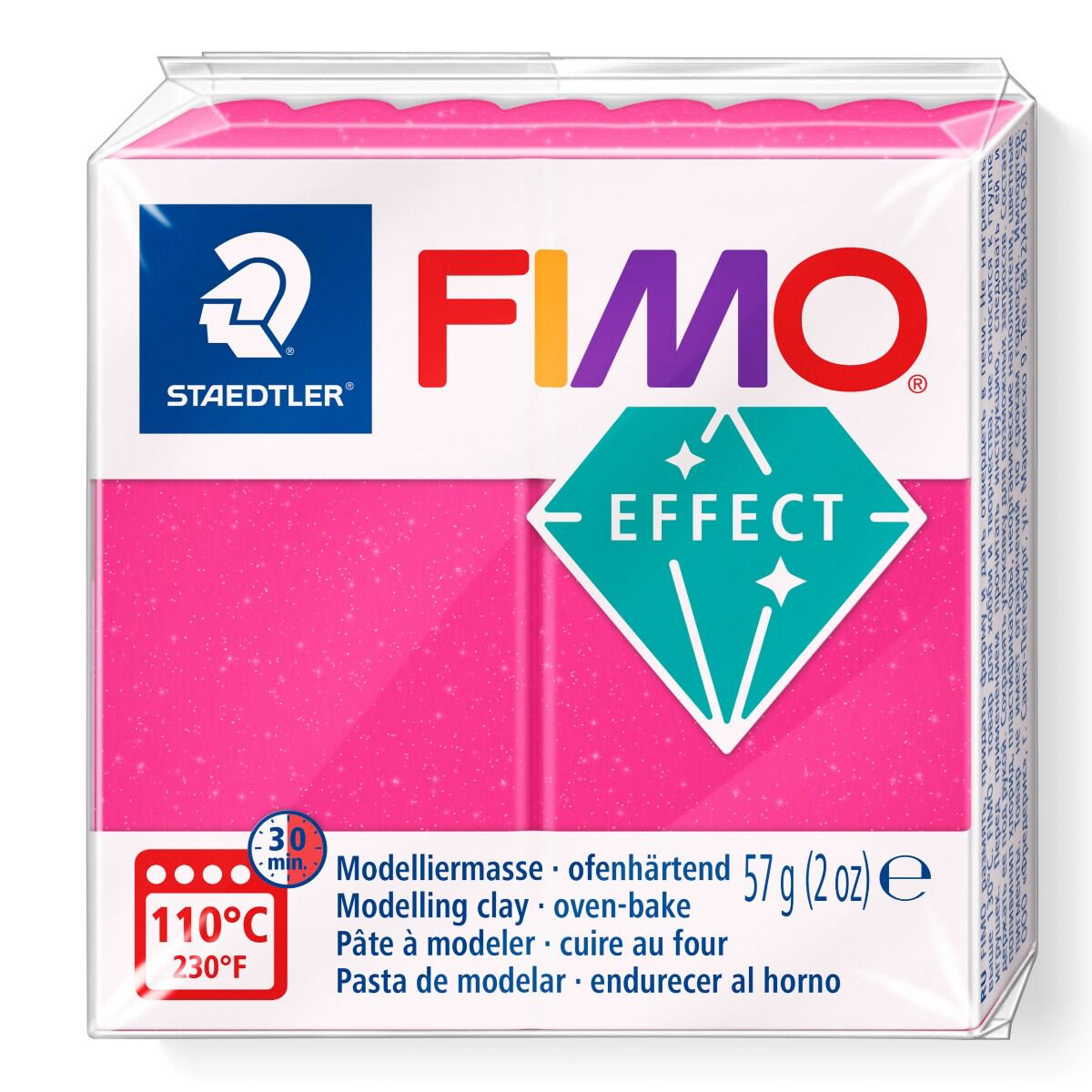 Полимерная глина Staedtler Fimo Effect ruby quartz 57гр купить,NaN