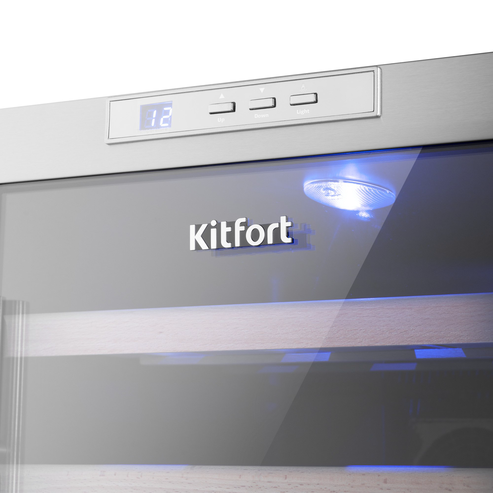 Винный шкаф Kitfort KT-2410 черный купить,240290