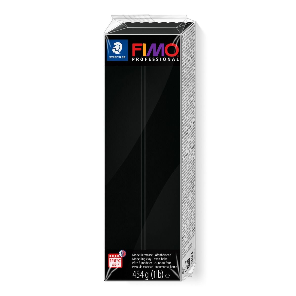 Полимерная глина Staedtler Fimo professional black 454гр купить,NaN