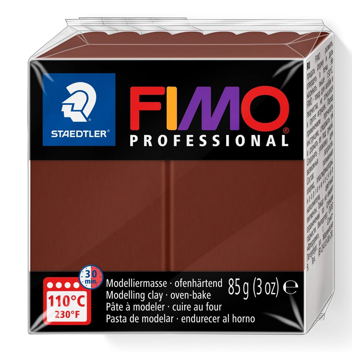Полимерная глина Staedtler Fimo professional chocolate 85гр купить,NaN