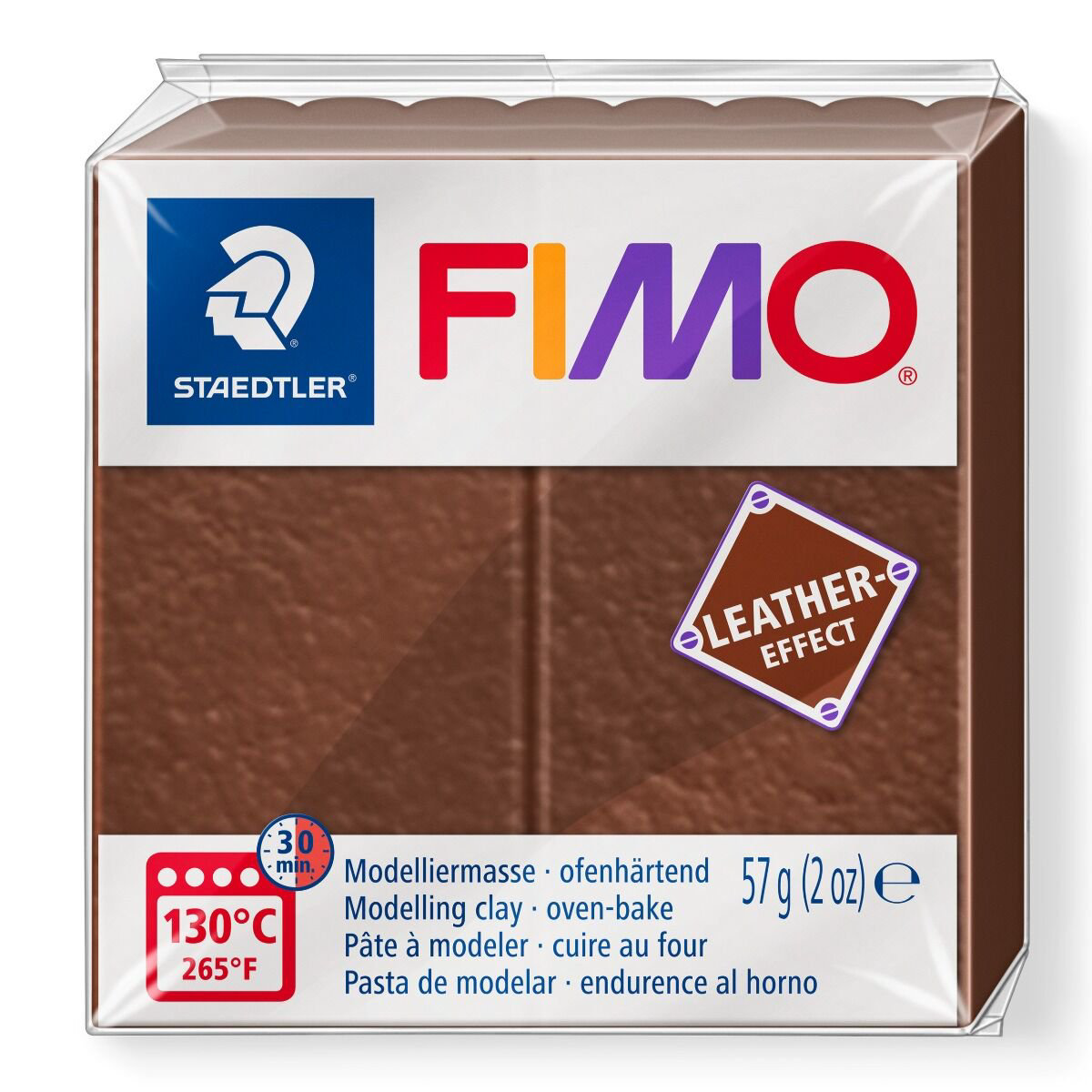 Полимерная глина Staedtler Fimo leather-effect Nut  57гр купить,NaN