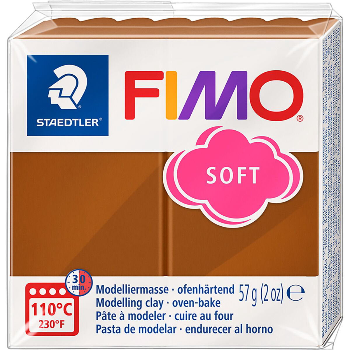 Полимерная глина Staedtler Fimo soft caramel 57гр купить,NaN