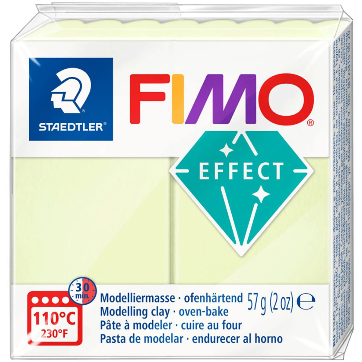 Полимерная глина Staedtler Fimo Effect vanila 57гр купить,NaN
