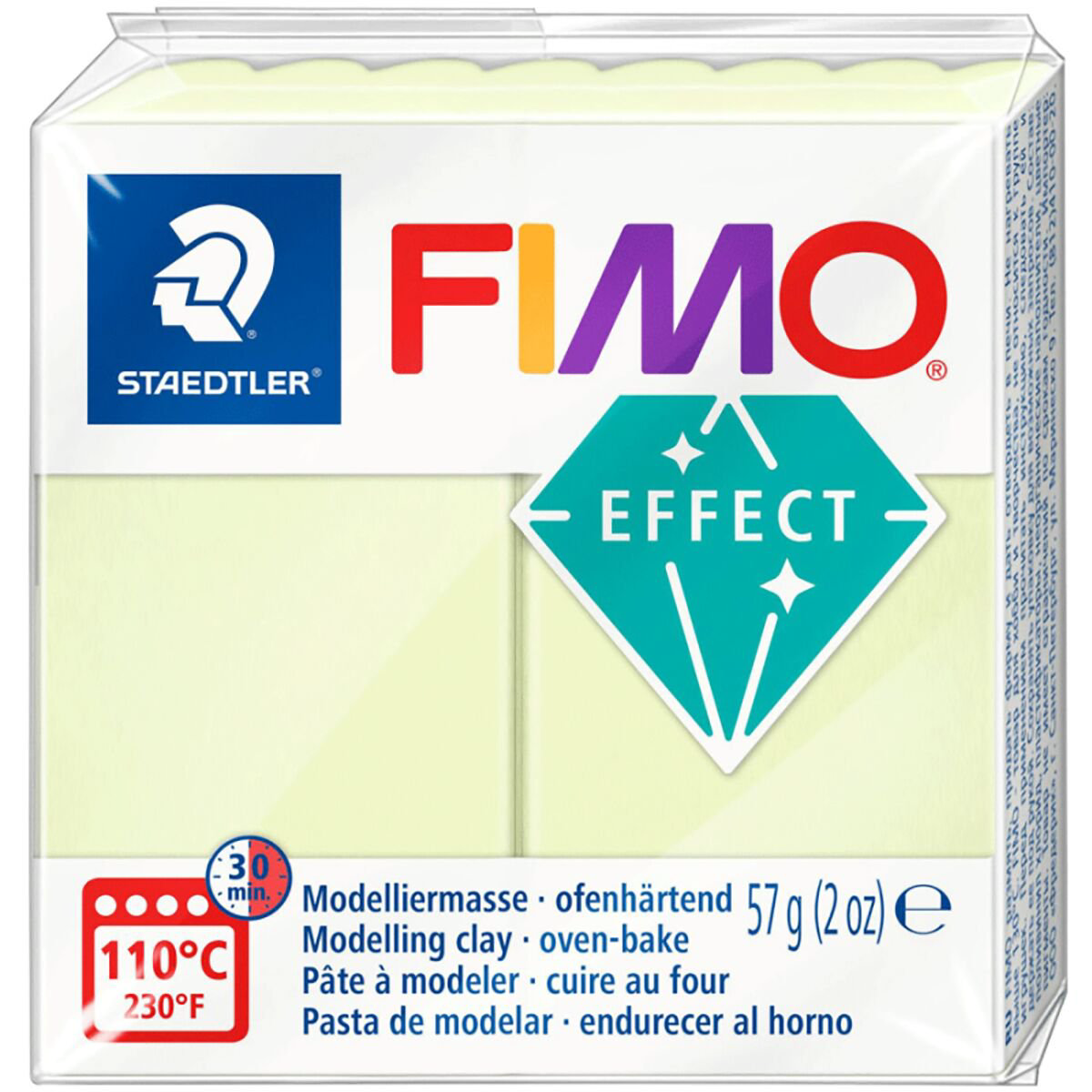 Полимерная глина Staedtler Fimo Effect vanila 57гр купить,NaN