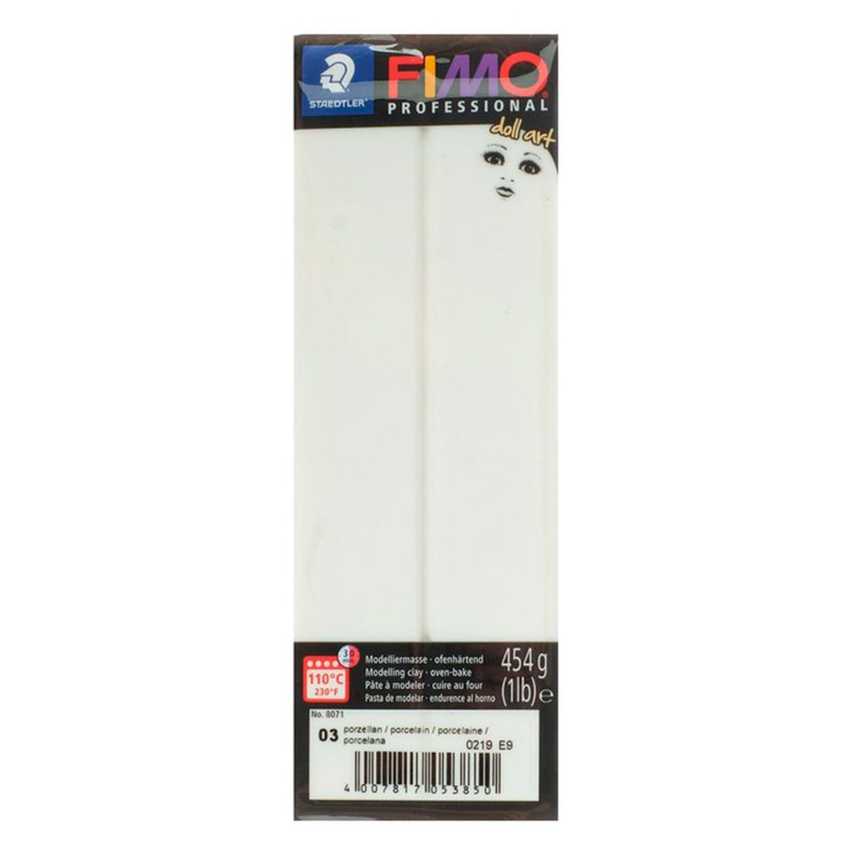 Полимерная глина Staedtler Fimo professional porcela 454гр купить,NaN