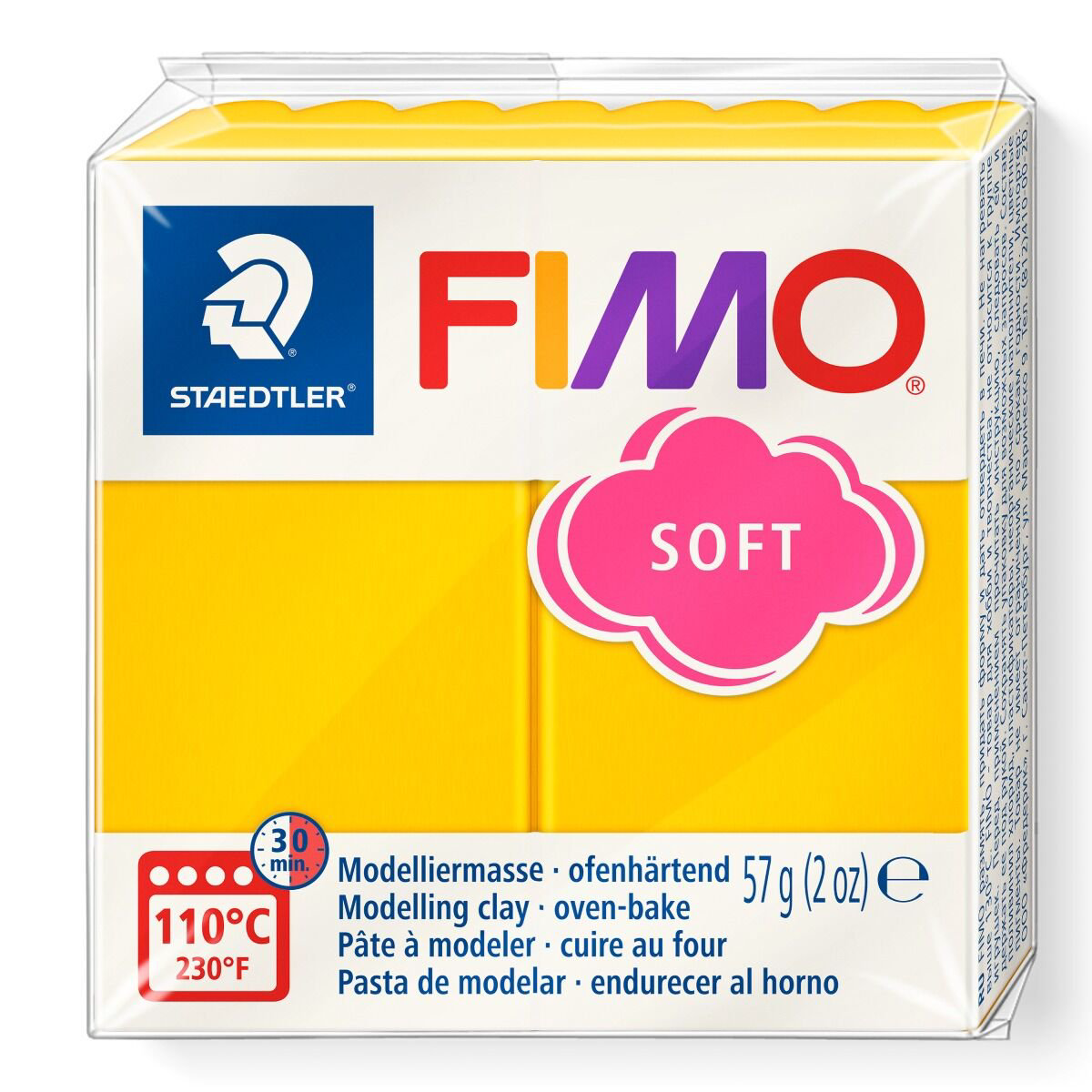 Полимерная глина Staedtler Fimo soft sunflower 57гр купить,NaN