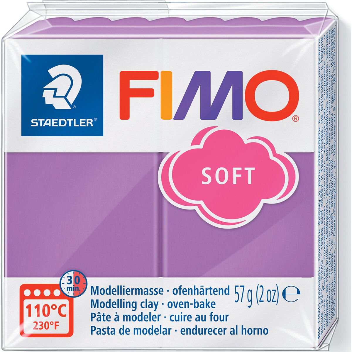 Полимерная глина Staedtler Fimo soft blueberry shake 57гр купить,NaN