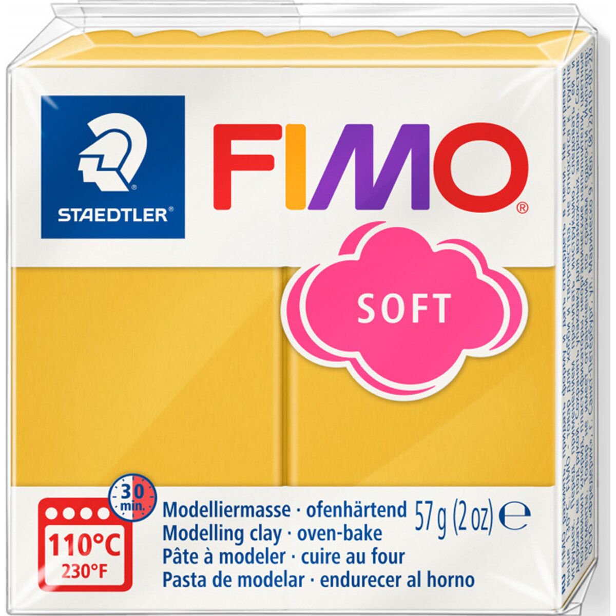 Полимерная глина Staedtler Fimo soft mango caramel 57гр купить,NaN