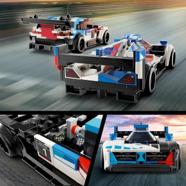 Конструктор LEGO Гоночные автомобили BMW M4 GT3 и BMW M Hybrid V8 Speed Champions, деталей 676 шт купить,NaN