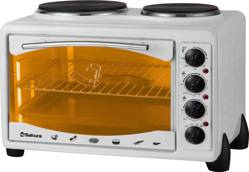 Мини-печь Sakura SA-7007W белая купить,NaN