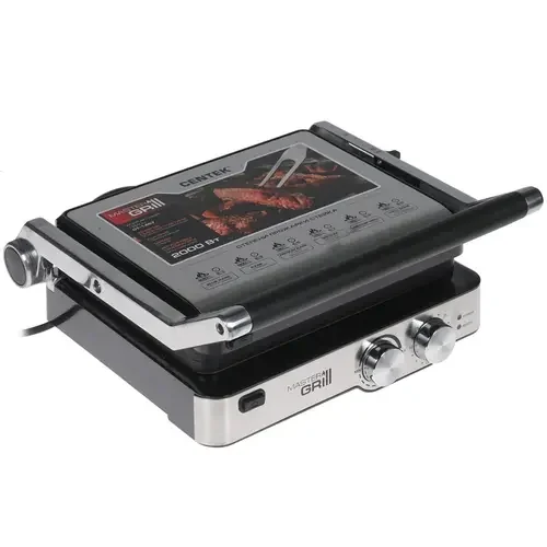Гриль Centek CT-1467 серебристый