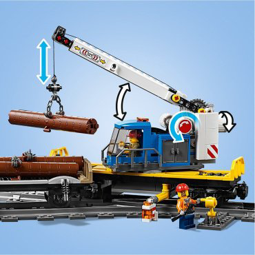 Конструктор LEGO Город Товарный поезд, деталей 1226 шт купить,NaN