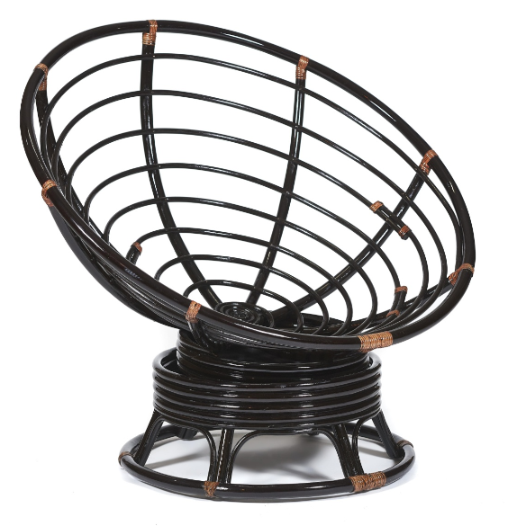 Кресло-качалка Tetchair 5217 Papasan черный купить,NaN