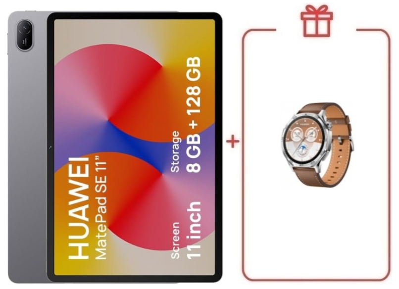 Планшет Huawei MatePad SE AGS6-W09 11 дюйм 8 Гб/128 Гб серый + подарок