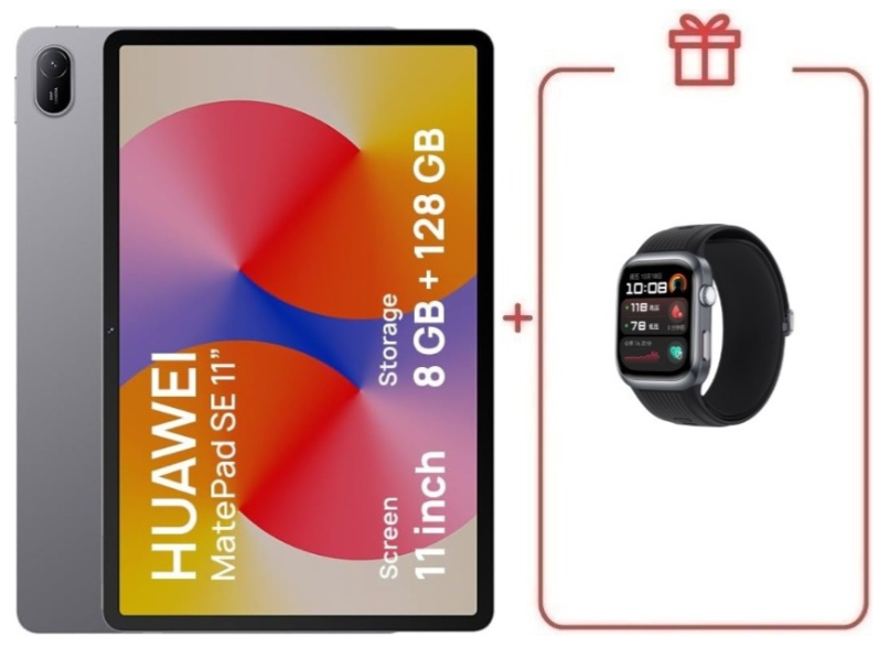 Планшет Huawei MatePad SE AGS6-W09 11 дюйм 8 Гб/128 Гб серый + подарок купить,NaN
