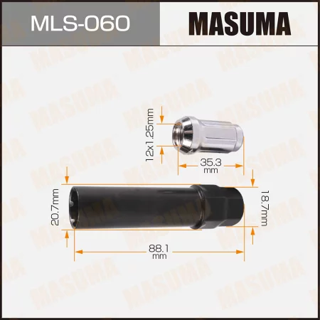 Гайка колесная Masuma mls-060 12x1.25 R купить,NaN