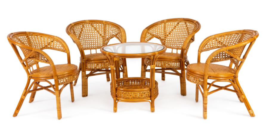 Комплект Tetchair 5 в 1 Pelangi 02/15 64х64см коричневый купить,NaN