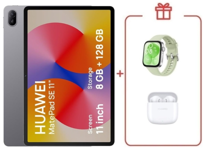 Планшет Huawei MatePad SE AGS6-W09 11 дюйм 8 Гб/128 Гб серый + подарок купить,NaN