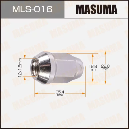 Гайка колесная Masuma mls-016 12x1.5 S-21  купить,NaN