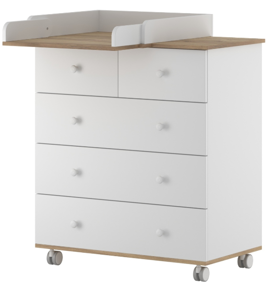 Комод Tomix Ostin 81x46x97см белый купить,NaN