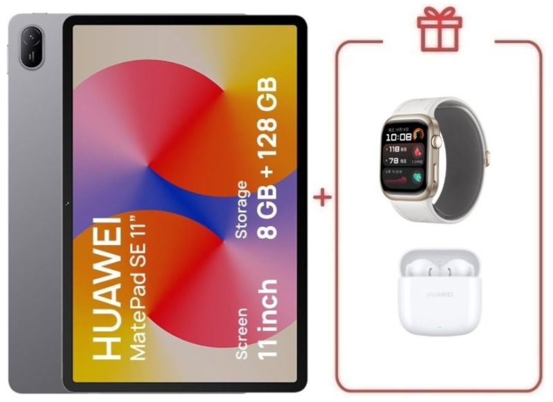 Планшет Huawei MatePad SE AGS6-W09 11 дюйм 8 Гб/128 Гб серый + подарок