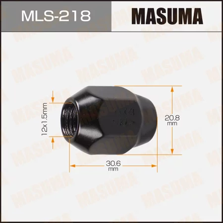 Гайка колесная Masuma mls-218 12x1.5 S-21 черная купить,NaN