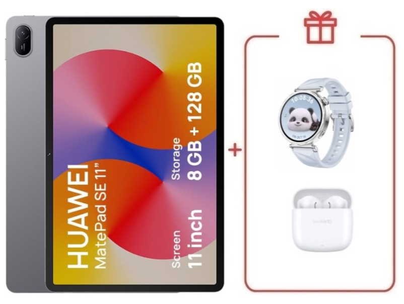 Планшет Huawei MatePad SE AGS6-W09 11 дюйм 8 Гб/128 Гб серый + подарок купить,NaN